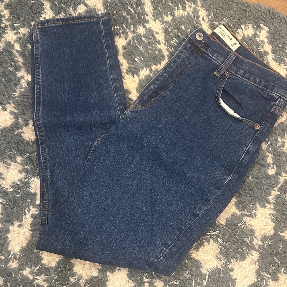 Abercrombie & Fitch Dark Blue Skinny Jeans